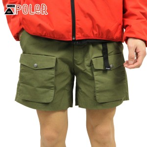 ポーラー ショートパンツ メンズ 正規販売店 POLER ハーフパンツ ボトムス MOUNTAIN CLIMBING SHORTS 5510134-OLV OL 父の日 プレゼント 