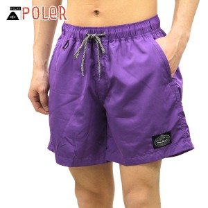 ポーラー ショートパンツ メンズ 正規販売店 POLER 2WAY 水着 ハーフパンツ スイムパンツ ボトムス POLER 2WAY BAGGY SHORTS 55100138-DP