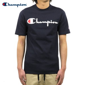 チャンピオン Tシャツ 正規品 CHAMPION 半袖Tシャツ クルーネックTシャツ HERITAGE CREW TEE G19 70oz Y07954 NYC NAVY