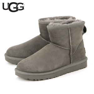 アグ ブーツ レディース 正規品 UGG クラシックミニ ムートンブーツ CLASSIC MINI  1016222-GREY GREY 父の日 プレゼント ラッピング