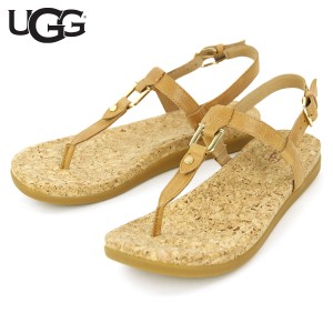 アグ サンダル レディース 正規品 UGG トングサンダル ALEIGH 1112677-ALM ALMOND