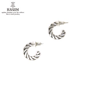 ハリム ピアス メンズ レディース 正規販売店 HARIM ピアス HARIM PRESS PIARCE SILVER Ｓ HRA042 SV (2set)