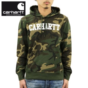 カーハート パーカー メンズ 正規販売店 CARHARTT WIP 無地 プルオーバーパーカー ワンポイントロゴ HOODED COLLEGE SWEATSHIRT CAMO LAU