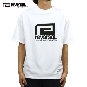 リバーサル Tシャツ メンズ 正規販売店 REVERSAL rvddw  半袖Tシャツ ロゴ クルーネック PEMVS BIGMARK TEE rv20aw001 WHITE