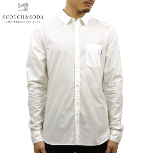 スコッチアンドソーダ シャツ メンズ 正規販売店 SCOTCH＆SODA 長袖シャツ ワイシャツ ドレスシャツ LIGHT WEIGHT LONG SLEEVE SHIRT D 1