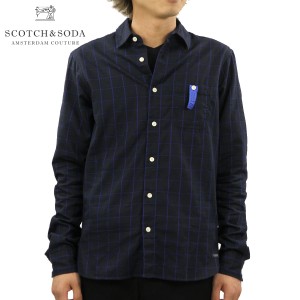 スコッチアンドソーダ シャツ メンズ 正規販売店 SCOTCH＆SODA 長袖シャツ ワイシャツ ドレスシャツ OXFORD LONG SLEEVE SHIRT D 156864 