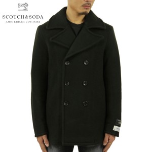 スコッチアンドソーダ アウター メンズ 正規販売店 SCOTCH＆SODA コート ピーコート CLASSIC WOOL-BLEND PEACOAT M 158263 1214 21101 58