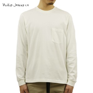 ヌーディージーンズ Tシャツ メンズ 正規販売店 Nudie Jeans 長袖Tシャツ ロンT ポケT RUDI HEAVY POCKET LONG SLEEV 父の日 プレゼント 