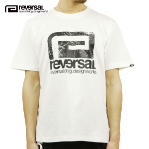 リバーサル Tシャツ メンズ 正規販売店 REVERSAL rvddw  クルーネック半袖Tシャツ コットンTシャツ BREAKTHROUGH BIG MARK COTTON TEE rv