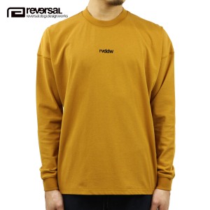 リバーサル Tシャツ メンズ 正規販売店 REVERSAL rvddw  ビッグシルエット長袖Tシャツ コットンTシャツ COTTON MVS B 父の日 プレゼント 