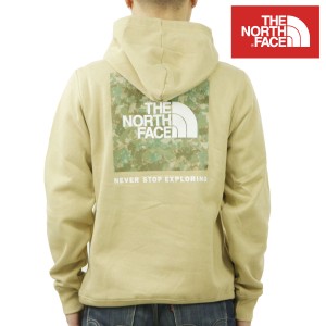 ノースフェイス メンズ パーカー 正規品 THE NORTH FACE バックプリント プルオーバー 海外限定 BOX NSE PULLOVER HOODIE NF0A7UNS KHAKI