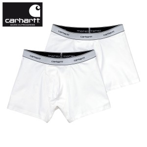 カーハート ボクサーパンツ メンズ 正規販売店 CARHARTT WIP アンダーウェア 下着 ボクサーパンツ2枚組 COTTON TRUNKS 2 PACK WHITE + WH