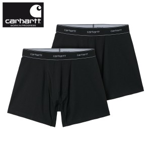 カーハート ボクサーパンツ メンズ 正規販売店 CARHARTT WIP アンダーウェア 下着 ボクサーパンツ2枚組 COTTON TRUNKS 2 PACK BLACK + BL