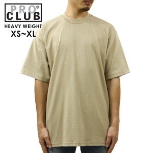 プロクラブ Tシャツ メンズ 正規品 PROCLUB 半袖Tシャツ クルーネックTシャツ HEAVY WEIGHT COTTON SHORT SLEEVE CREW NECK T-SHIRT KHAK