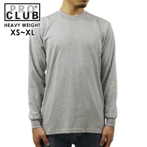 プロクラブ ロンT メンズ 正規品 PROCLUB 長袖Tシャツ クルーネック長袖Tシャツ HEAVY WEIGHT COTTON LONG SLEEVE CREW NECK T-SHIRT HEA