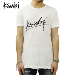 スビ Tシャツ メンズ 正規販売店 KSUBI 半袖Tシャツ クルーネックTシャツ ロゴTシャツ KSUBI DRIP SEEING LINES SHORT SLEEVE T-SHIRT WH