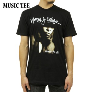 ミュージックティ バンドTシャツ メンズ 正規品 MUSIC TEE ロックTシャツ 半袖Tシャツ メアリー J ブライジ MARY J,B 父の日 プレゼント 