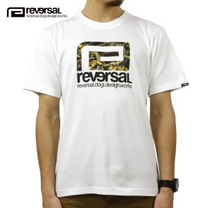 リバーサル Tシャツ メンズ 正規販売店 REVERSAL rvddw クルーネック半袖Tシャツ コットンTシャツ ボタニカル柄 BOTA 父の日 プレゼント 