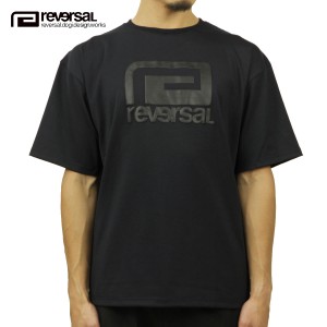 リバーサル Tシャツ メンズ 正規販売店 REVERSAL rvddw クルーネック半袖Tシャツ ビッグシルエット PEs MVS PUFF LOGO BIG SILHOETTE TEE