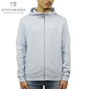 スコッチアンドソーダ パーカー メンズ 正規販売店 SCOTCH＆SODA ジップアップパーカー オーガニックコットン ORGANIC COTTON FELPA ZIP-