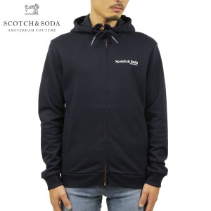 スコッチアンドソーダ パーカー メンズ 正規販売店 SCOTCH＆SODA ジップアップパーカー オーガニックコットン ORGANI 父の日 プレゼント 