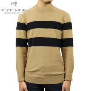 スコッチアンドソーダ セーター メンズ 正規販売店 SCOTCH＆SODA ニット クルーネック セーター STRUCTURE-KNITTED PULLOVER CONTAINS WO