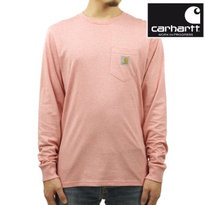 カーハート ロンT メンズ 正規品 CARHARTT WIP 長袖Tシャツ ポケットTシャツ ポケT クルーネック L/S POCKET T-SHIRT ROTHKO PINK HEATHE