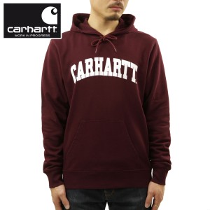 カーハート パーカー メンズ 正規品 CARHARTT WIP プルオーバーパーカー HOODED UNIVERSITY SWEATSHIRT WINE / WHITE I028958 0IU