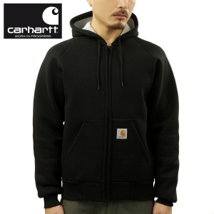 カーハート パーカー メンズ 正規品 CARHARTT WIP ジップアップパーカー CAR-LUX HOODED JACKET BLACK / GREY I018044 0GL