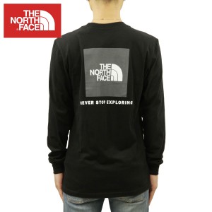 ノースフェイス ロンＴ メンズ 正規品 THE NORTH FACE 長袖Ｔシャツ バックプリント ロゴT 海外限定 LONG SLEEVE BOX NSE TEE NF0A4762 K