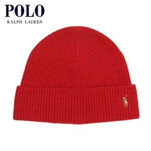 ポロ ラルフローレン 帽子 メンズ レディース 正規品 POLO RALPH LAUREN ビーニー ニットキャップ SIGNATURE CUFF HA 父の日 プレゼント 