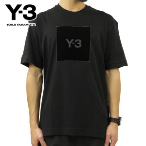 ワイスリー Tシャツ メンズ 正規品 Y-3 半袖Tシャツ クルーネック ロゴTシャツ U SQUARE LOGO SS TEE HB3332