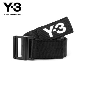 ワイスリー ベルト メンズ 正規品 Y-3 ベルト メタルバックル ロゴプリント Y-3 CL L BELT GK2074 BLACK