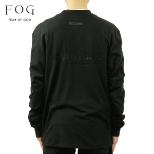 フィアオブゴッド ロンT メンズ 正規品 FEAR OF GOD エッセンシャルズ 長袖Tシャツ ロゴT バックプリント クルーネッ 父の日 プレゼント 