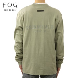 フィアオブゴッド ロンT メンズ 正規品 FEAR OF GOD エッセンシャルズ 長袖Tシャツ ロゴT バックプリント クルーネック FEAR OF GOD ESSE