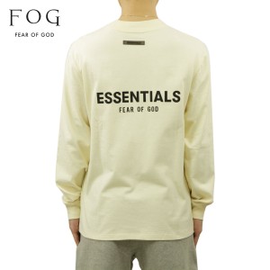 フィアオブゴッド ロンT メンズ 正規品 FEAR OF GOD エッセンシャルズ 長袖Tシャツ ロゴT バックプリント クルーネッ 父の日 プレゼント 