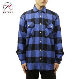 ロスコ シャツ メンズ 正規品 ROTHCO ネルシャツ フランネルシャツ チェック柄 ROTHCO EXTRA HEAVYWEIGHT BUFFALO PLAID FLANNEL SHIRT B