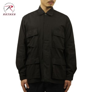 ロスコ BDUシャツ メンズ 正規品 ROTHCO BDUジャケット ワークシャツ ROTHCO RIP-STOP BDU SHIRT BLACK 5920 父の日 プレゼント ラッピン