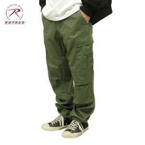 ロスコ カーゴパンツ メンズ 正規品 ROTHCO ボトムス ミリタリーパンツ ROTHCO RIP-STOP BDU CARGO PANTS OLIVE DRAB 父の日 プレゼント 