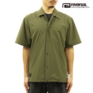 リバーサル シャツ メンズ 正規販売店 REVERSAL rvddw 半袖開襟シャツ オープンカラーシャツ rvddw 4WAY DRY SNAP SHIRTS rv22ss302 F-OL