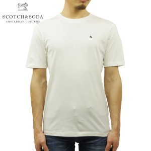 スコッチアンドソーダ Tシャツ メンズ 正規販売店 SCOTCH＆SODA 半袖Tシャツ クルーネック コットン BASIC ORGANIC COTTON CREW NECK TEE