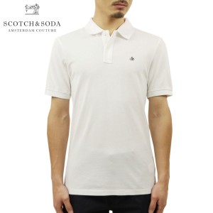 スコッチアンドソーダ ポロシャツ メンズ 正規販売店 SCOTCH＆SODA 半袖ポロシャツ ピケポロ BASIC ORGANIC PIQUE POLOS SHIRT 165320 00