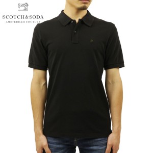 スコッチアンドソーダ ポロシャツ メンズ 正規販売店 SCOTCH＆SODA 半袖ポロシャツ ピケポロ BASIC ORGANIC PIQUE POLOS SHIRT 165320 00