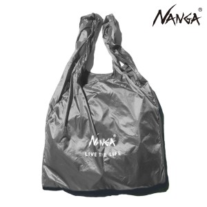 ナンガ メンズ レディース エコバッグ 正規販売店 NANGA コンパクト 鞄 NANGA POCKETABLE ECO BAG (LIVE THE LIFE) GRY NA2253-3A205 GRE