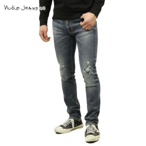 ヌーディージーンズ シンフィン メンズ 正規販売店 Nudie Jeans ボトムス デニムパンツ ジーパン THIN FINN DENIM JEANS WORN REPAIRED 1