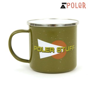 ポーラー マグカップ メンズ レディース 正規販売店 POLER アウトドア キャンプ仕様 POLER CAMP MUG VAPOR FOREST 22 父の日 プレゼント 