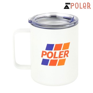 ポーラー マグカップ メンズ レディース 正規販売店 POLER アウトドア キャンプマグカップ 蓋つき POLER INSULATED M 父の日 プレゼント 