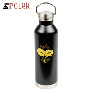 ポーラー 水筒 正規販売店 POLER アウトドア マグボトル INSULATED WATER BOTTLE 221ACM9105 BLACK