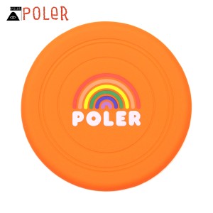 ポーラー ペットグッズ 正規販売店 POLER ドッグトイ フライングディスク シリコン製 SILICONE FLYING DISK DC 5213C 父の日 プレゼント 