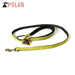 ポーラー ペットグッズ 正規販売店 POLER リード 小型犬用リード 反射素材付き DOG LEASH S DC 5213C007 OLIVE/REFLECTIVE